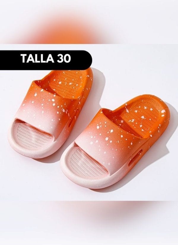 SANDALIA MANCHITAS NARANJA TALLA 20 - 41 - Imagen 12