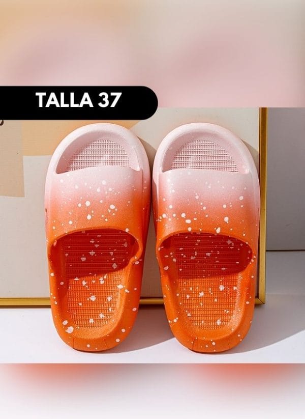 SANDALIA MANCHITAS NARANJA TALLA 20 - 41 - Imagen 19
