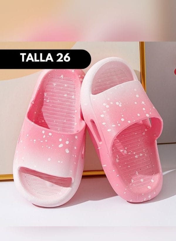 SANDALIA MANCHITAS ROSADO TALLA 20-41 - Imagen 8