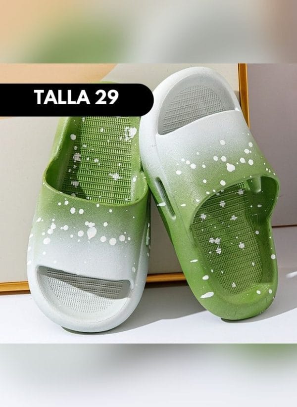 SANDALIA MANCHITAS VERDE TALLA 20 - 41 - Imagen 11