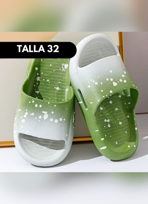 SANDALIA MANCHITAS VERDE TALLA 20 - 41 - Imagen 14