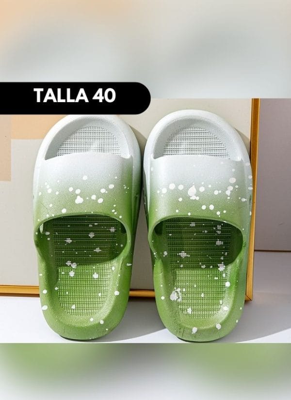 SANDALIA MANCHITAS VERDE TALLA 20 - 41 - Imagen 22