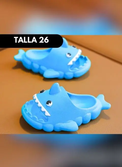 SANDALIA TIBURON SIN CORREA CELESTE TALLA 22 - 35 - Imagen 6