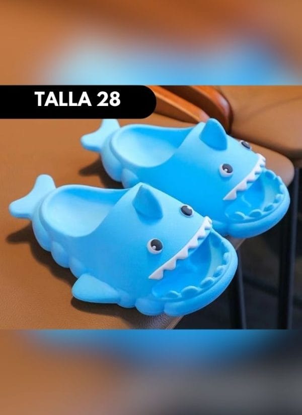 SANDALIA TIBURON SIN CORREA CELESTE TALLA 22 - 35 - Imagen 8
