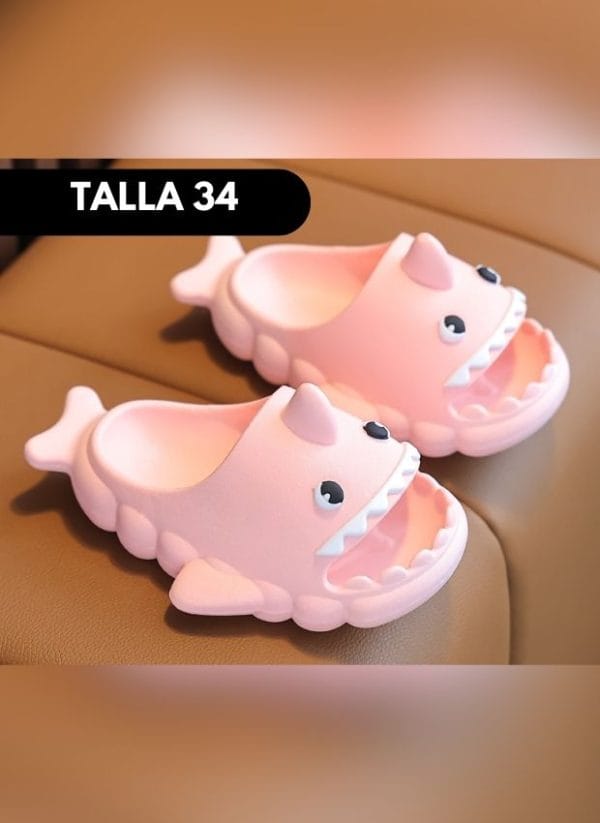 SANDALIA TIBURON SIN CORREA ROSADO TALLA 22 - 35 - Imagen 14