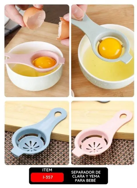 Separador de Clara y Yema para Bebé – Colores Variados