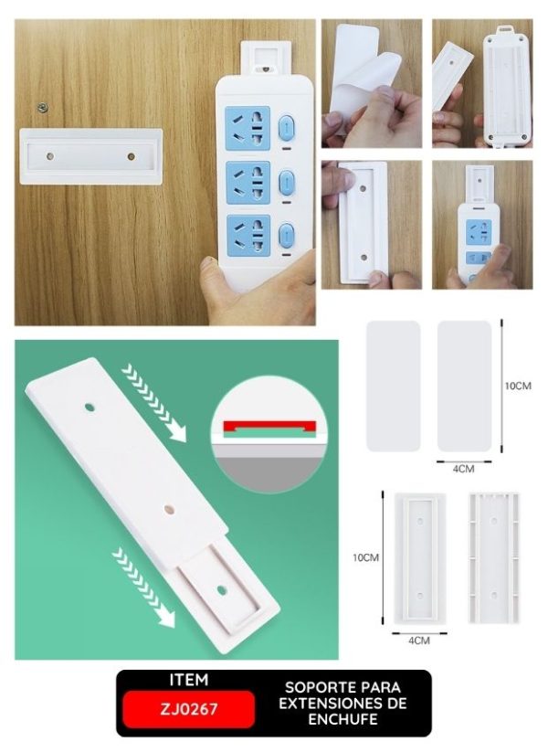 Soporte para Extensiones de Enchufe