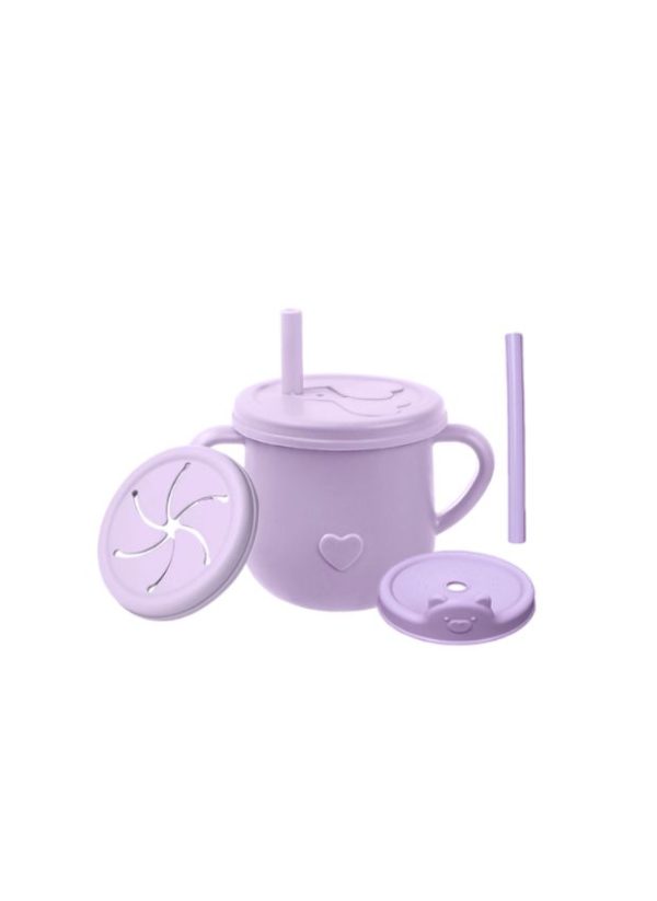 Taza Infantil Ben con 3 Tapas de Silicona, Ideal para Bebé y Niños Pequeños - Imagen 4