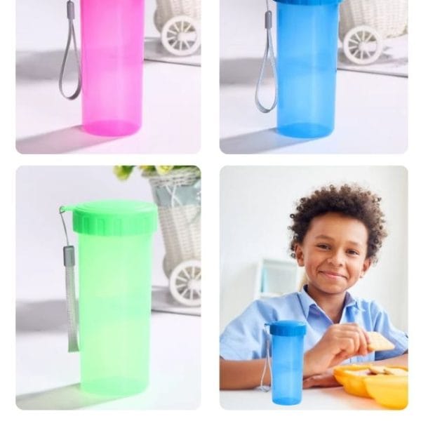 Vaso Infantil de Plástico 420ml, Colores Surtidos