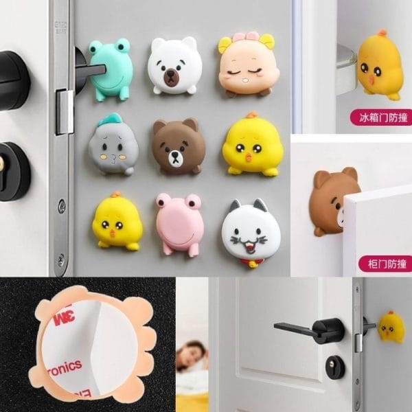 Protector de Puerta Anticolisión para Bebé y Niños