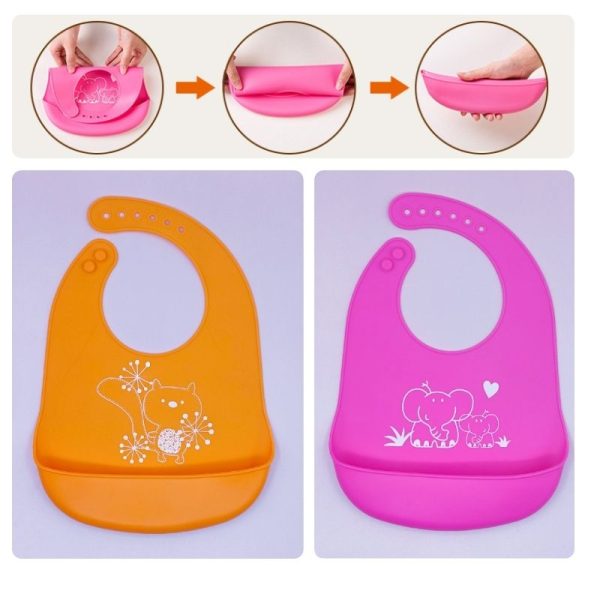 Babero Infantil de Silicona, Diseño PassT Linial