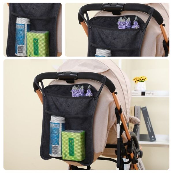 Bolsa Colgante Infantil para Coche - Mod 2, Color Negro