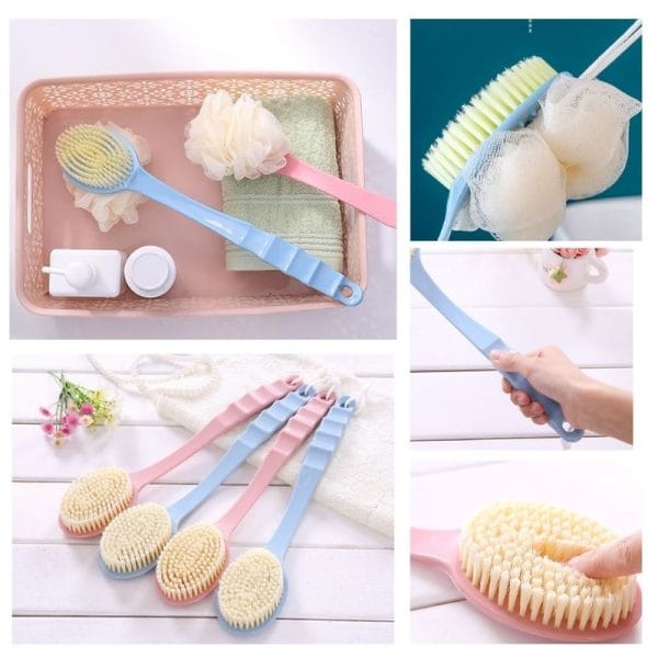 Cepillo Infantil de Baño con Diseño de Flor