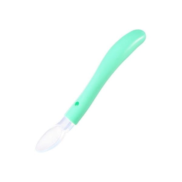 Cuchara Infantil de Silicona, Suave y Segura para Bebé - Imagen 4