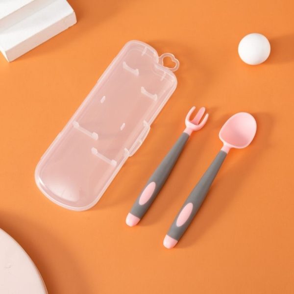 Cuchara Ergonómica Twist para Bebé en Estuche, Material PVC - Imagen 2