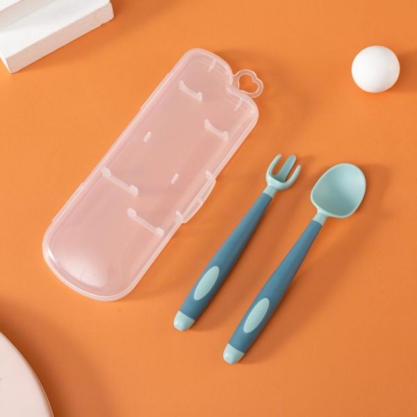 Cuchara Ergonómica Twist para Bebé en Estuche, Material PVC - Imagen 5