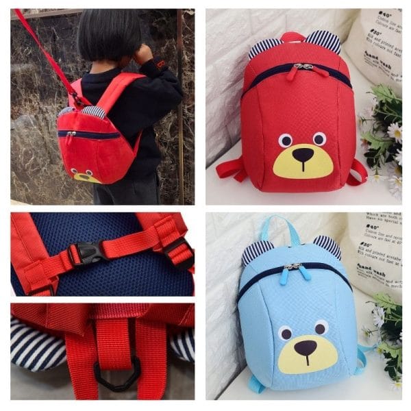 Mochila Antipérdida Infantil en Forma de Osito
