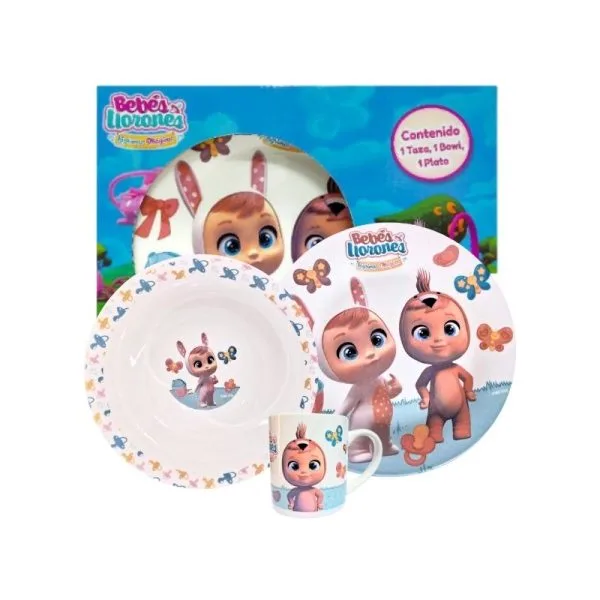 Set Infantil de Loza Disney con Vasos de 8 Onzas - Imagen 2