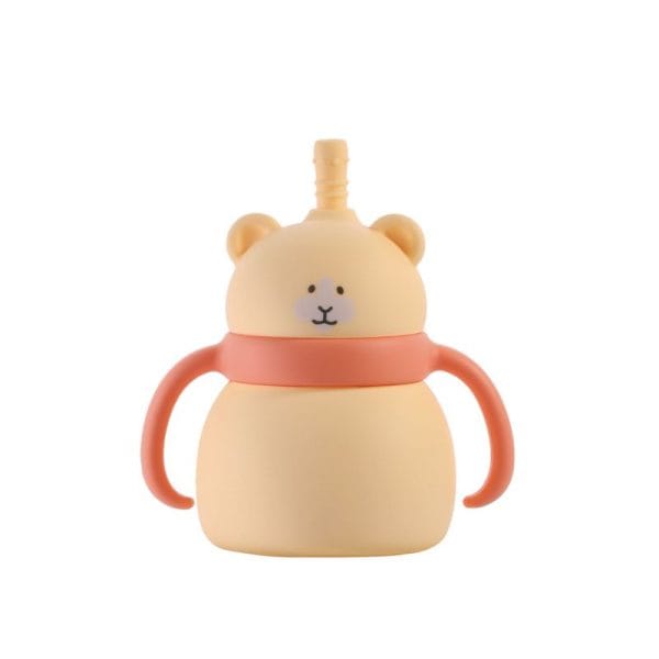 VASO DE SILICONA ANIMALITOS CON CAÑITA - Imagen 2