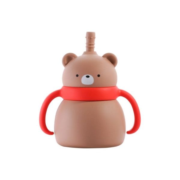 VASO DE SILICONA ANIMALITOS CON CAÑITA - Imagen 4