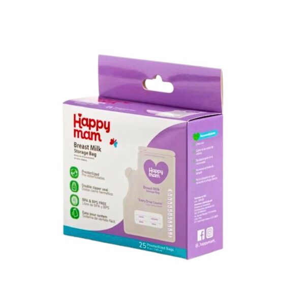 BOLSA RECOLECTORA DE LECHE MATERNA HAPPY MAM
