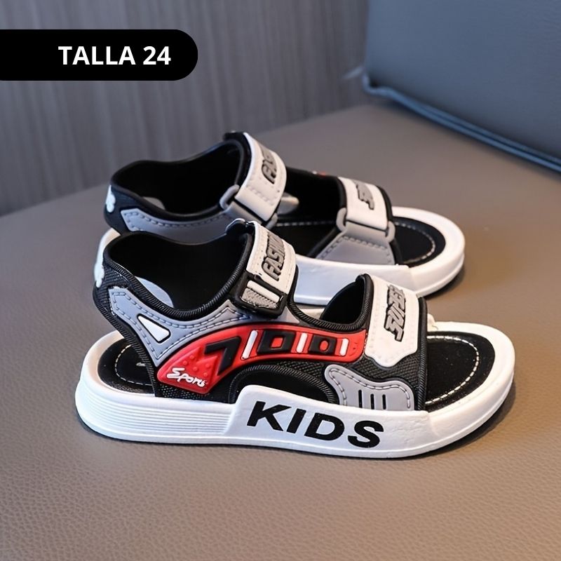 SANDALIA INFANTIL KIDS ROJO - Imagen 5