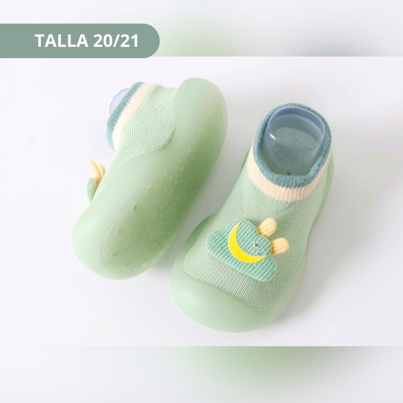 ZAPAMEDIA INFANTIL PASTEL VERDE AGUA - Imagen 3