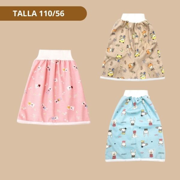 FALDA DIAPER TALLA 110/56