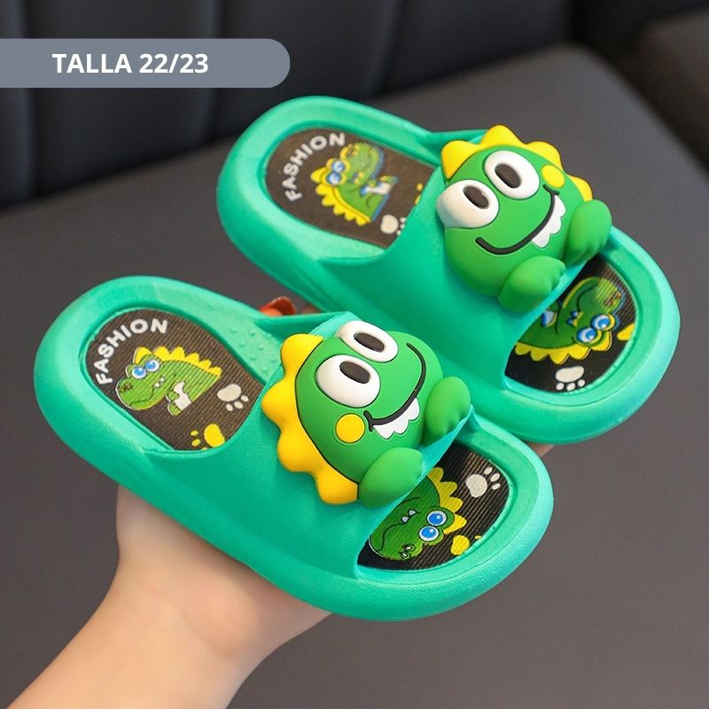 SANDALIA ANIMALITOS DINO VERDE Talla 22 - 37 - Imagen 2