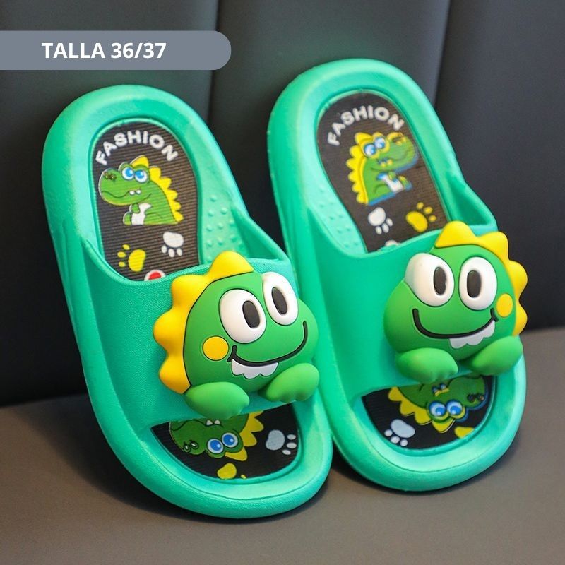 SANDALIA ANIMALITOS DINO VERDE Talla 22 - 37 - Imagen 9