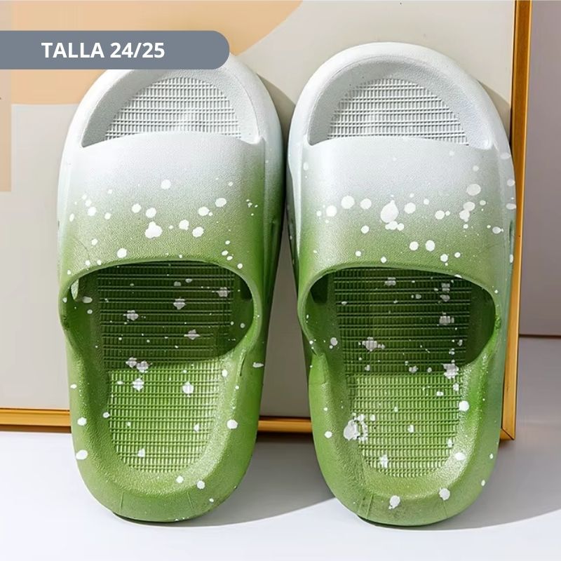 SANDALIA MANCHITAS VERDE TALLA 20 - 41 - Imagen 4