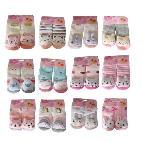 MEDIAS SONAJERAS PARA NIÑAS DE 1 - 2 AÑOS