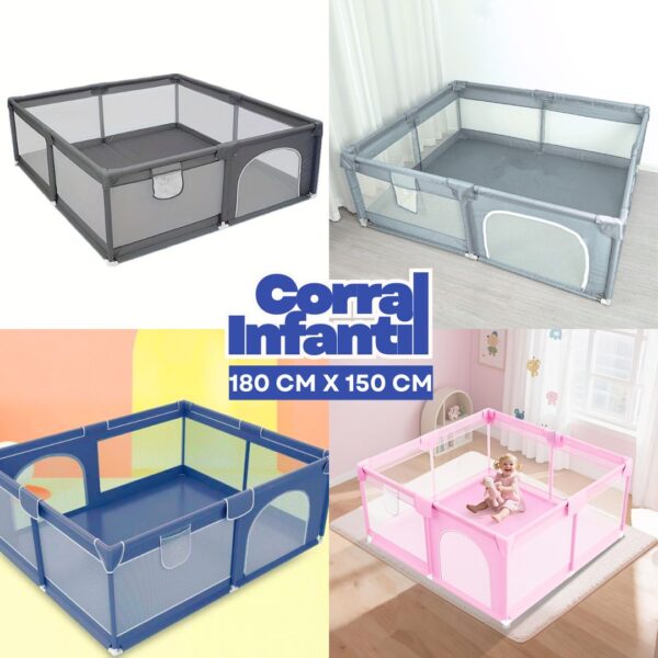 CORRAL INFANTIL 180CM X 150 CM