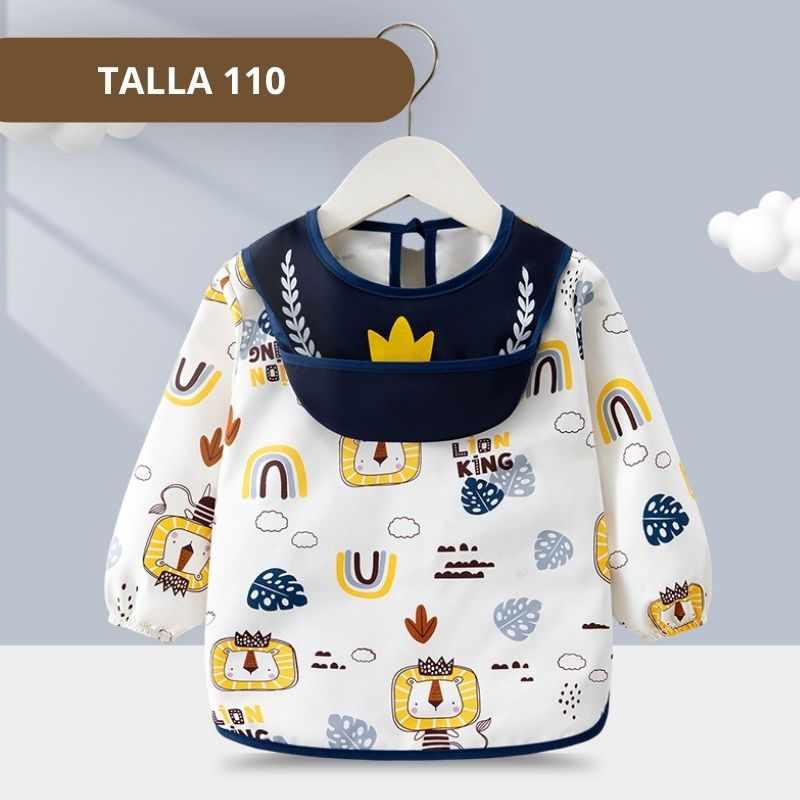 BABERO CON MANGAS Y BANDEJA CORONA TALLA 110 - Imagen 5