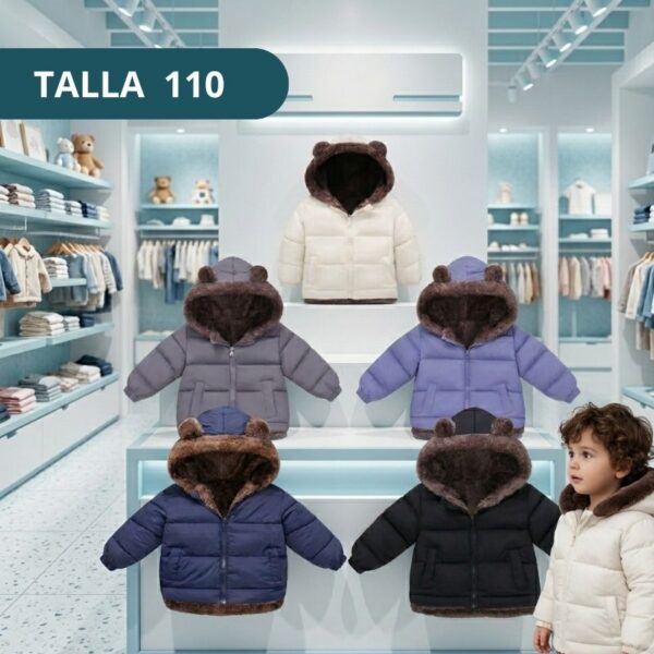 CASACA OSITO TALLA 110