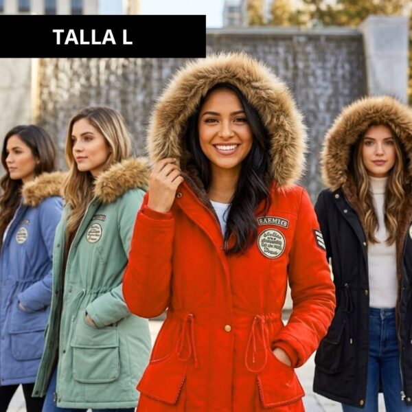 CASACA PARKA PARA DAMA URBAN TALLA L