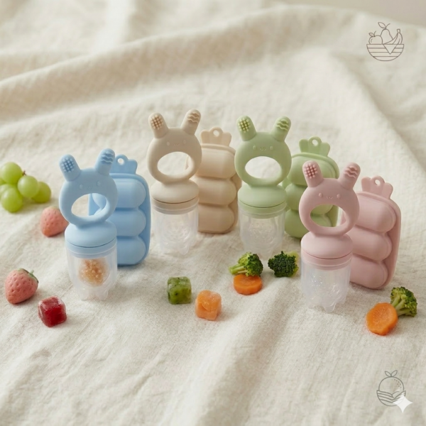 Chupon alimentadorde silicona RABBIT CON MOLDE HIELERO