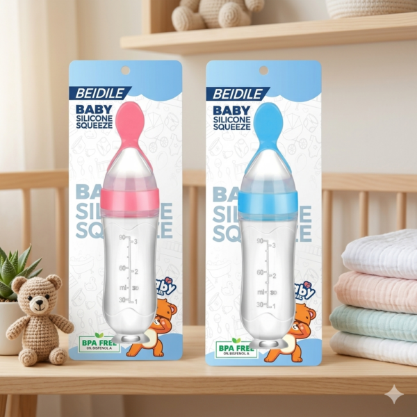 CUCHARA ALIMENTADORA CON VENTOSA EN BLISTER BABY KAEL