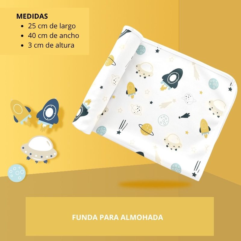 FUNDA DE ALMOHADA 40CM X 25CM X3cm - Imagen 2