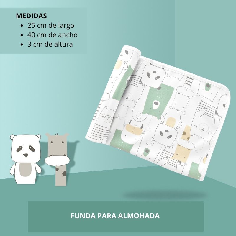 FUNDA DE ALMOHADA 40CM X 25CM X3cm - Imagen 3