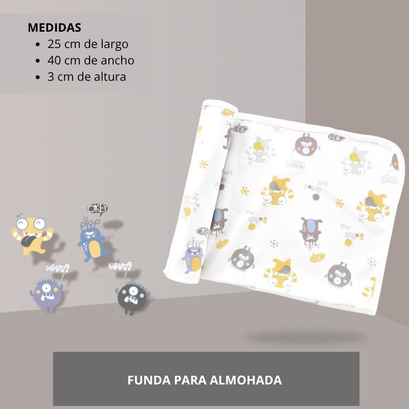 FUNDA DE ALMOHADA 40CM X 25CM X3cm - Imagen 4