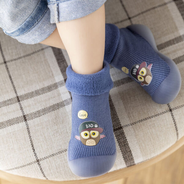 ZAPAMEDIA LARGA ANIMALITOS AZUL