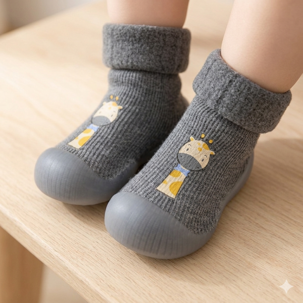 ZAPAMEDIA LARGA ANIMALITOS PLOMO