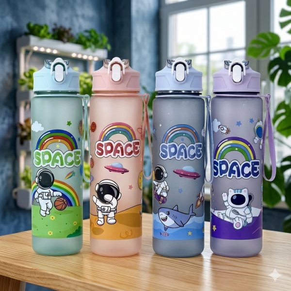Tomatodo Infantil Space 650ml con Cañita MATE