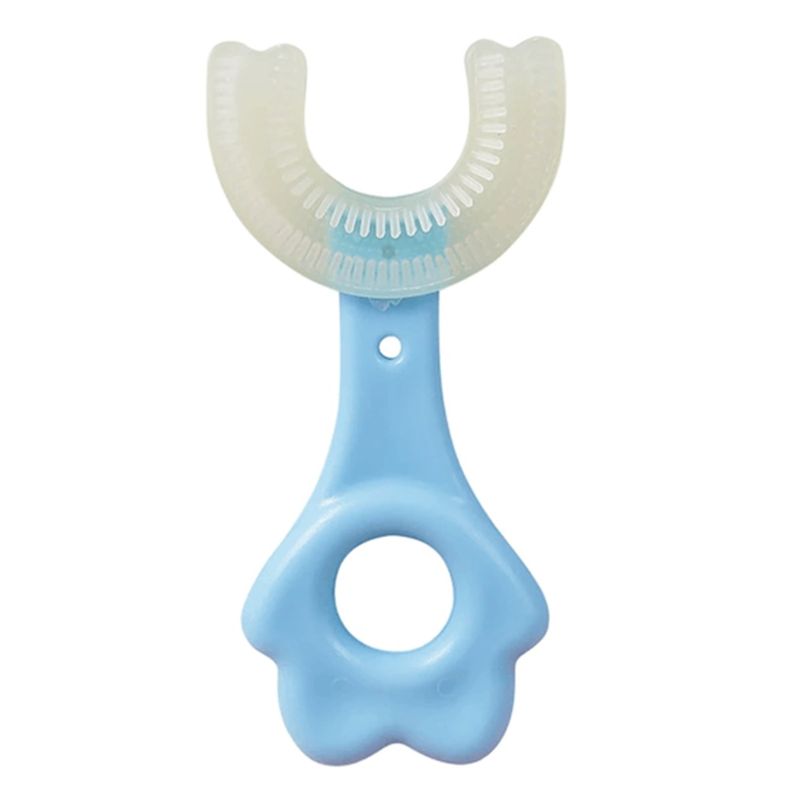 CEPILLO DE DIENTES ✅ EN U FLOR DE 2 - 7 AÑOS - Imagen 2