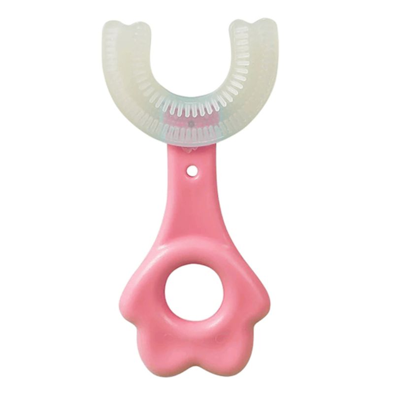 CEPILLO DE DIENTES ✅ EN U FLOR DE 2 - 7 AÑOS - Imagen 3