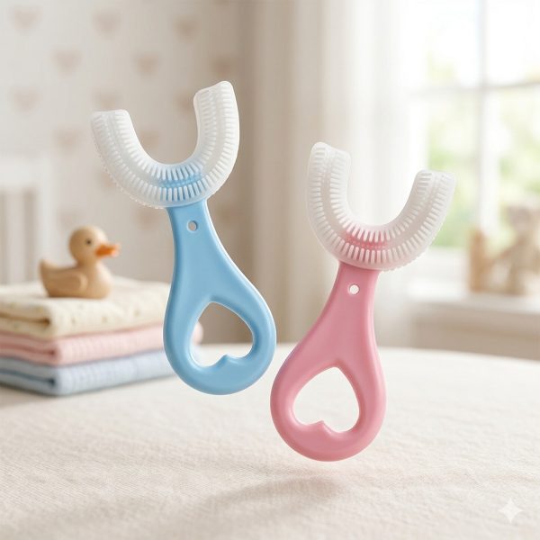 CEPILLO DE DIENTES ✅ EN U CORAZON DE 2 - 6 AÑOS