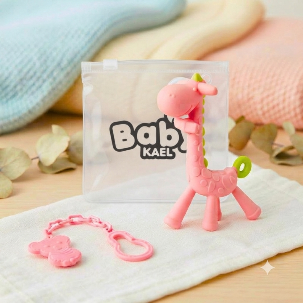 MORDEDOR JIRAFA ✅CON CADENA EN BOLSITA - Imagen 3